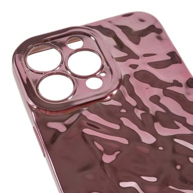 iPhone 15 Pro TPU Kuori Elektroplating Rypistynyt Epätasainen Puhelimen Suojakotelo
