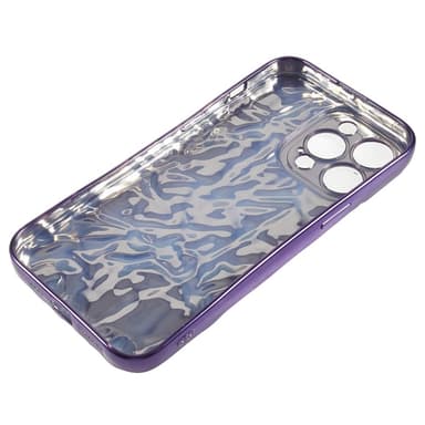 iPhone 15 Pro Max TPU Kuori Elektroplating Rypistynyt Epätasainen Puhelimen Suojakotelo