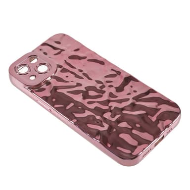 iPhone 15 TPU Kuori Elektroplating Rypistynyt Epätasainen Puhelimen Suojakotelo