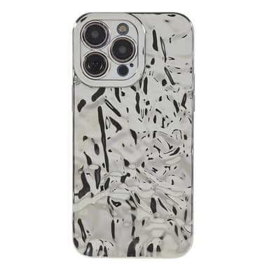 iPhone 15 Pro Max TPU Kuori Elektroplating Rypistynyt Epätasainen Puhelimen Suojakotelo