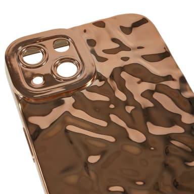iPhone 15 Plus TPU Kuori Elektroplating Rypistynyt Epätasainen Puhelimen Suojakotelo