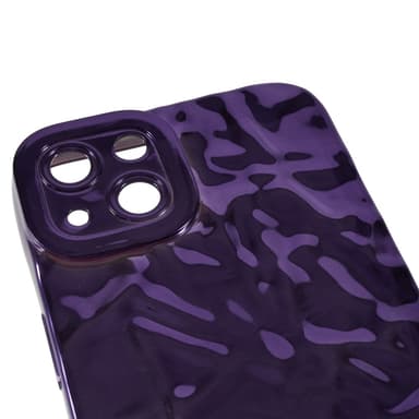 iPhone 15 TPU Kuori Elektroplating Rypistynyt Epätasainen Puhelimen Suojakotelo