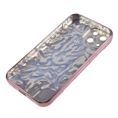 iPhone 15 TPU Kuori Elektroplating Rypistynyt Epätasainen Puhelimen Suojakotelo