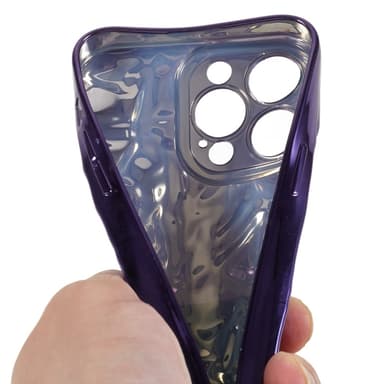 iPhone 15 Pro Max TPU Kuori Elektroplating Rypistynyt Epätasainen Puhelimen Suojakotelo
