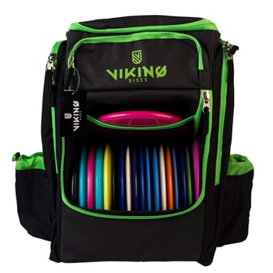 Viking Discs Tour Bag frisbeegolf reppu - Musta/Valkoinen