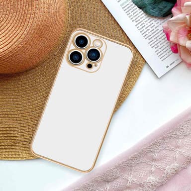 iPhone 14 PRO Suojakuori Case Cover (Valkoinen)