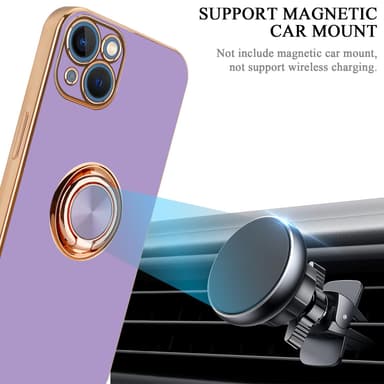 iPhone 14 PLUS Suojakuori Kotelo (Violetti)