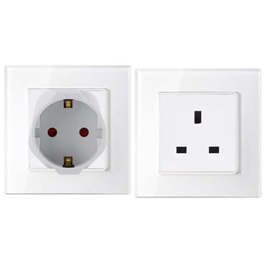 4x Sovitin Travel muunnin Converter (uk tyyppi g-eu)