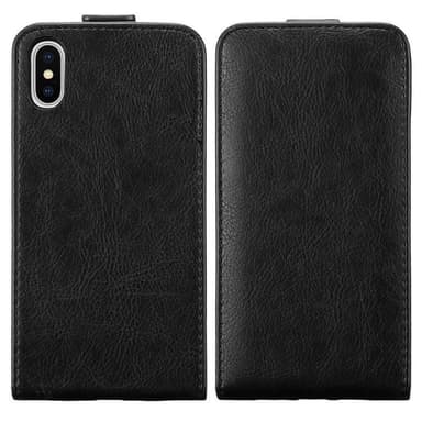 iPhone XS MAX Suojakuori Lompakkokotelo (Musta)