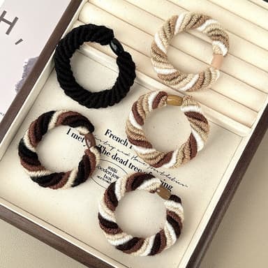 Joustavat hiusnauhat Scrunchy-hiussideköydet, 10-osaiset Model 5