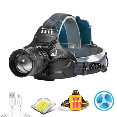 Otsalamppu Tehokas LED Otsalamppu Vahva valo taskulamppu