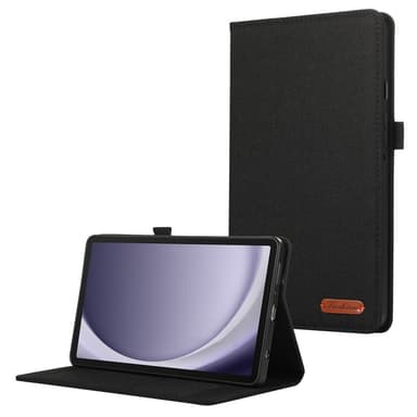 Samsung Galaxy Tab A9+ -tablettikotelon kansi kangasrakenne - musta