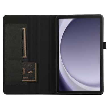 Samsung Galaxy Tab A9+ -tablettikotelon kansi kangasrakenne - musta