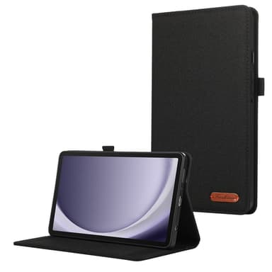 Samsung Galaxy Tab A9 -tablettikotelon kansi kangasrakenne - musta