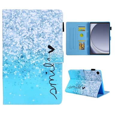 Samsung Galaxy Tab A9 Flip Stand Case PU Leather Pattern Tablet Cover