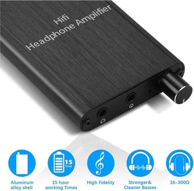 NÖRDIC Kannettava HiFi-kuulokevahvistin