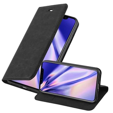 iPhone XR Suojakuori Lompakkokotelo (Musta)