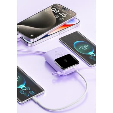 10 000 mAh nopea kannettava Powerbank Supernopea lataus USB-C 22,5 W