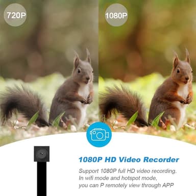 Älypuhelinliitäntä Remote Spy Camera HD 1080P langaton