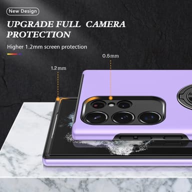 Samsung Galaxy S24 Ultra Sormirengas Sivutuen Hybridikotelo