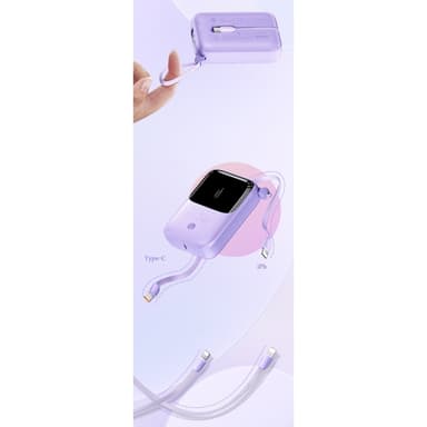 10 000 mAh nopea kannettava Powerbank Supernopea lataus USB-C 22,5 W