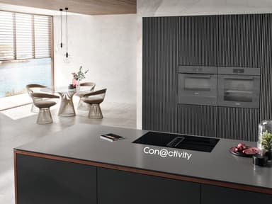 Miele Induktiokeittotaso integroidulla liesituulettimella KMDA 7676 FL-U BlackPerfection