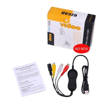 Ezcap USB2.0 UVC analogisesta digitaaliseen videokaappaukseen