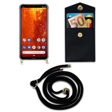 Nokia 8.1 Suojakuori Kotelo (Musta)