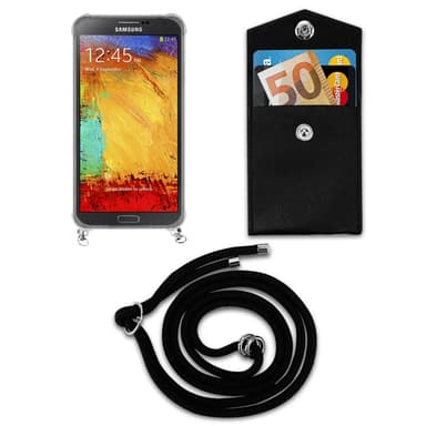 Samsung Galaxy NOTE 3 Suojakuori Kotelo (Musta)