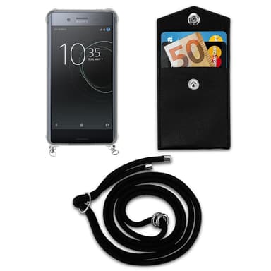 Sony Xperia XZ / XZs Suojakuori Kotelo (Musta)