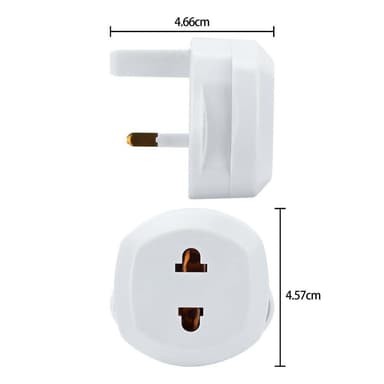 4x Sovitin Travel muunnin Converter (uk tyyppi g