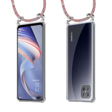 Oppo A92s Suojakuori Kotelo (Punainen)