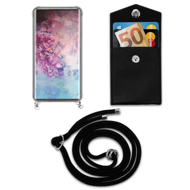 Samsung Galaxy NOTE 10 PLUS Suojakuori Kotelo (Musta)