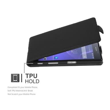 Sony Xperia X Suojakuori Lompakkokotelo (Musta)