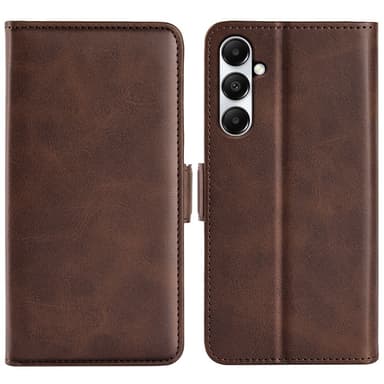 SKALO Samsung A05s 4G Premium Wallet Lompakkokotelo - Ruskea