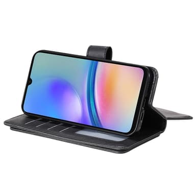 SKALO Samsung A05s 4G 10-lokeroa Lompakkokotelo - Musta