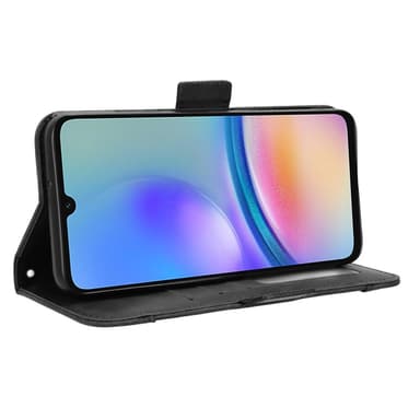 SKALO Samsung A05s 4G 6-lokeroa Lompakkokotelo - Musta