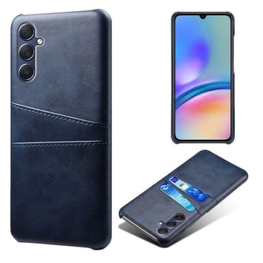 SKALO Samsung A05s 4G PU-nahkainen Korttikotelo - Sininen