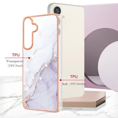 SKALO Samsung S24 Marmori TPU kuori - #3