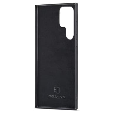 DG.MING Samsung S24 Ultra Premium PU-nahka Hybridi Suojakuori - Ruskea