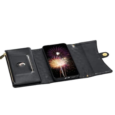 SKALO Samsung S24 Evelope Clutch 8-Lokeroa - Musta