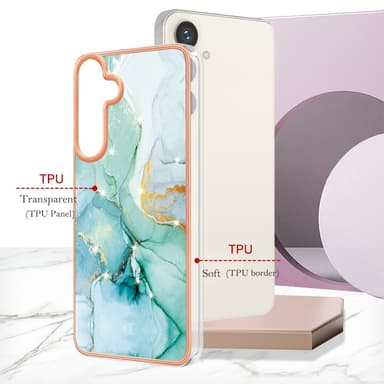 SKALO Samsung S24 Marmori TPU kuori - #4