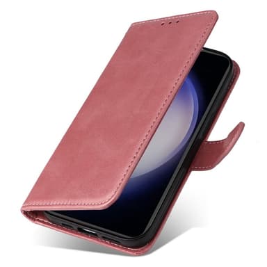 SKALO Samsung S23 FE PU-nahkainen Lompakkokotelo - Pinkki