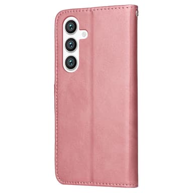 SKALO Samsung S24 PU-nahkainen Lompakkokotelo - Pinkki