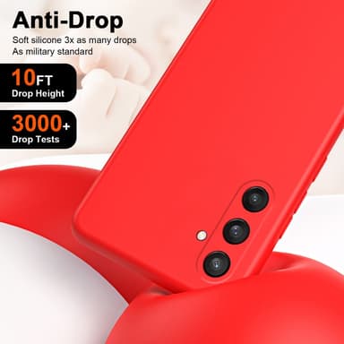 SKALO Samsung S24 Ultraohut TPU-kuori - Punainen