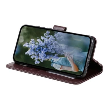 SKALO Samsung A05s 4G Mandala lompakkokotelo - Ruskea