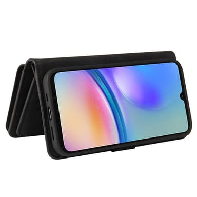 SKALO Samsung A05s 4G Big Wallet 17-lokeroa Lompakkokotelo - Musta