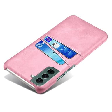 SKALO Samsung S24 PU-nahkainen Suojakuori Lompakolla - Ruusukulta
