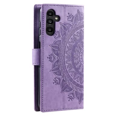 SKALO Samsung A05s 4G Mandala lompakkokotelo - Violetti