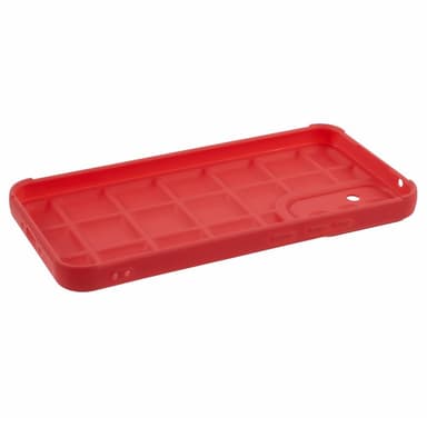 SKALO Samsung A05s 4G Puffer Bumper TPU-suojakuori - Punainen